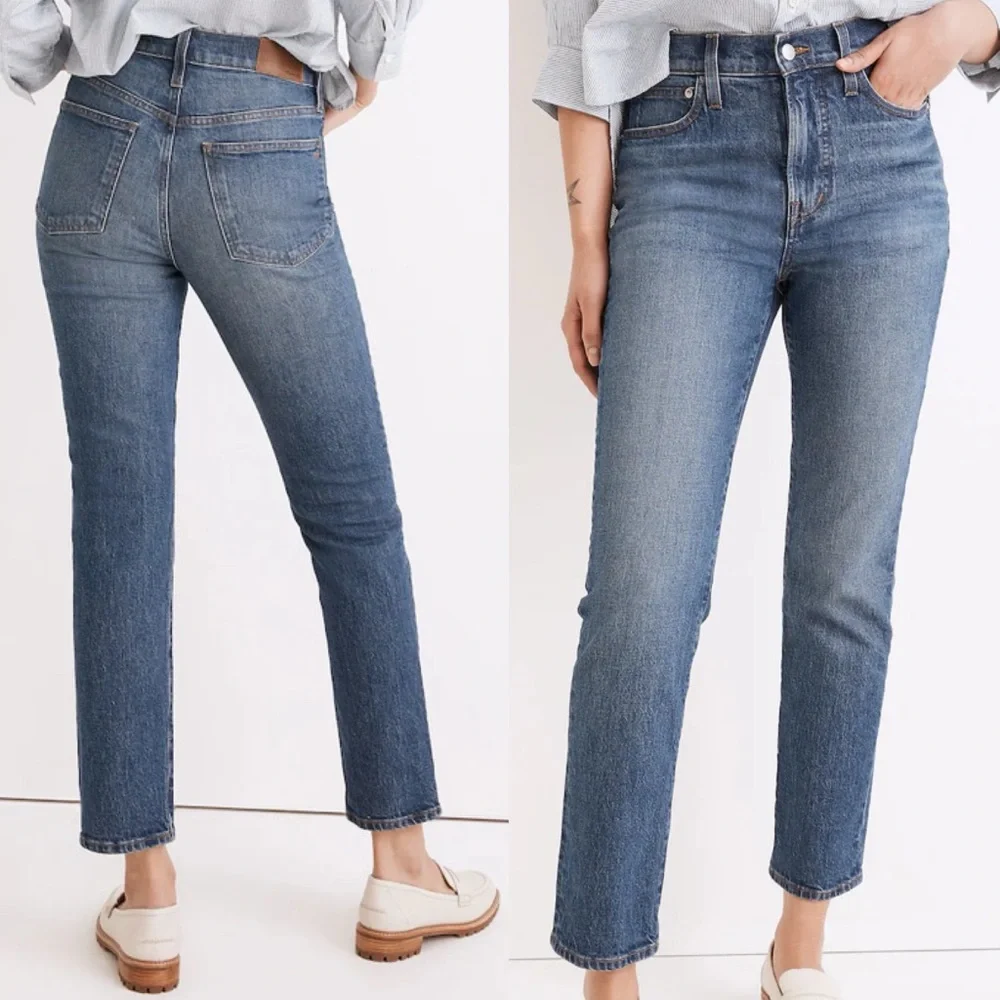 Madewell The Perfect Vintage Jean Drayton Wash Blue Size 28 High Rise Tapered